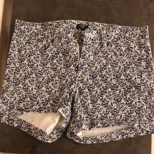 JCrew High waisted floral shorts